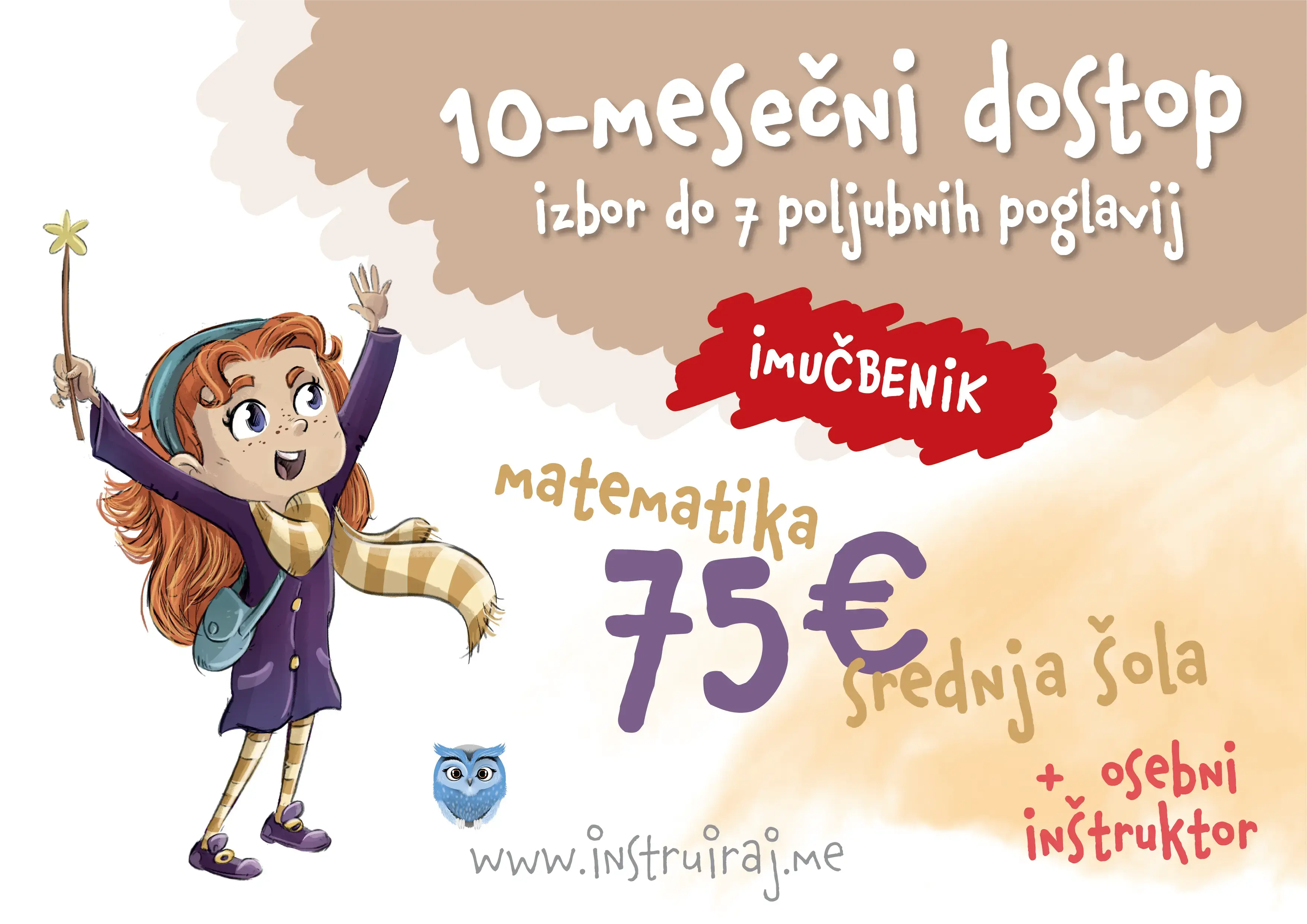 MATEMATIKA - video razlage in naloge s postopki / 10-mesečni dostop