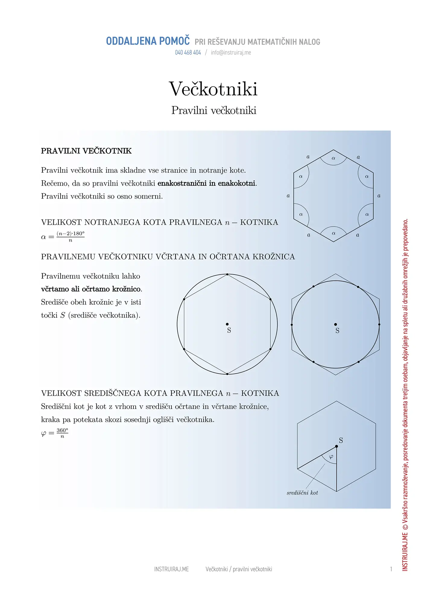 Pravilni večkotniki